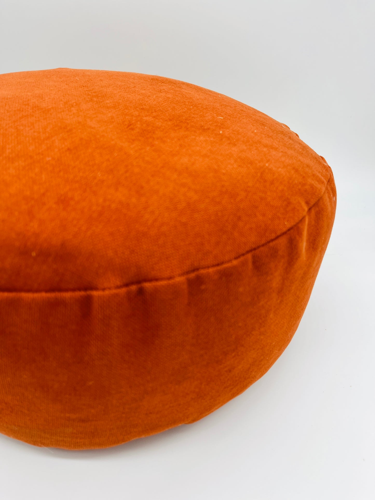 Coussin de yoga Pièce Unique Upcycling - Orange