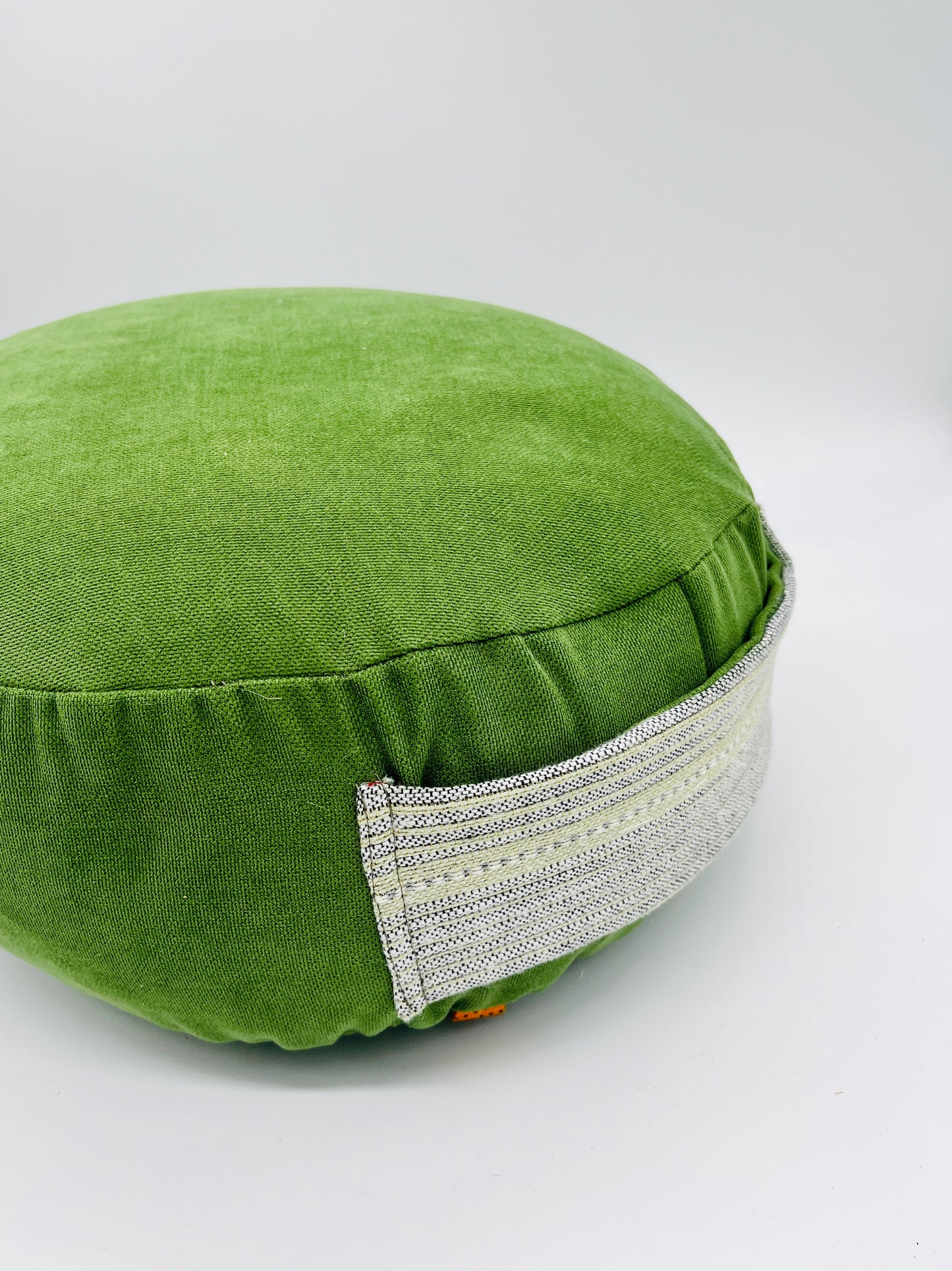 Coussin de yoga Pièce Unique Upcycling - Vert